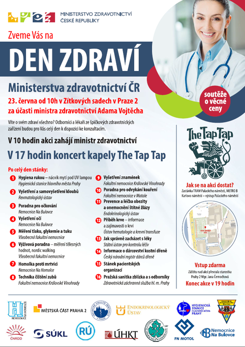 Den zdraví ministerstva zdravotnictví