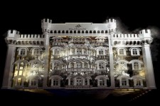 VIDEOMAPPING NA BUDOVĚ PALLADIA