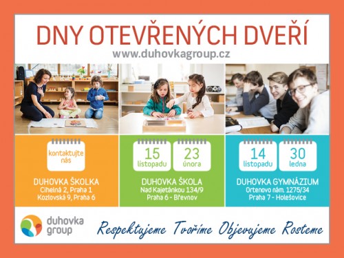 Duhovka Gymnázium - Den otevřených dveří