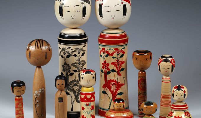 Výstava tradičních japonských hraček