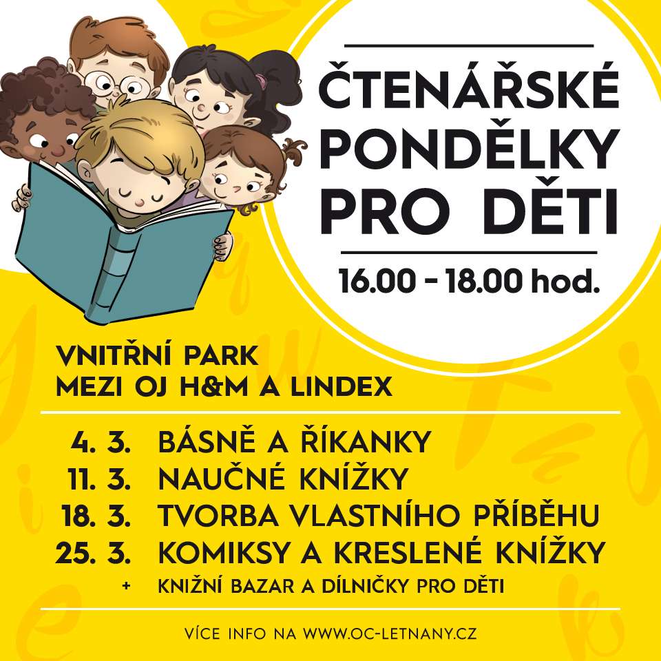 Čtenářské pondělky pro děti