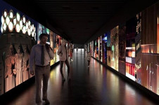 Momenty dějin - spojovací chodba mezi Historickou a Novou budovou Národního muzea